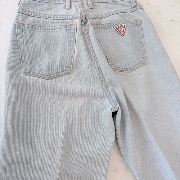 Vintage Guess Light Wash Jeans with Star Embroidery - Picture 6 of 9